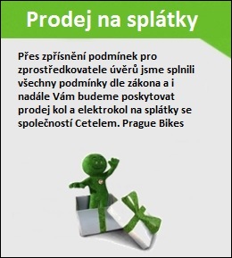 Na splátky Prague-bikes.cz